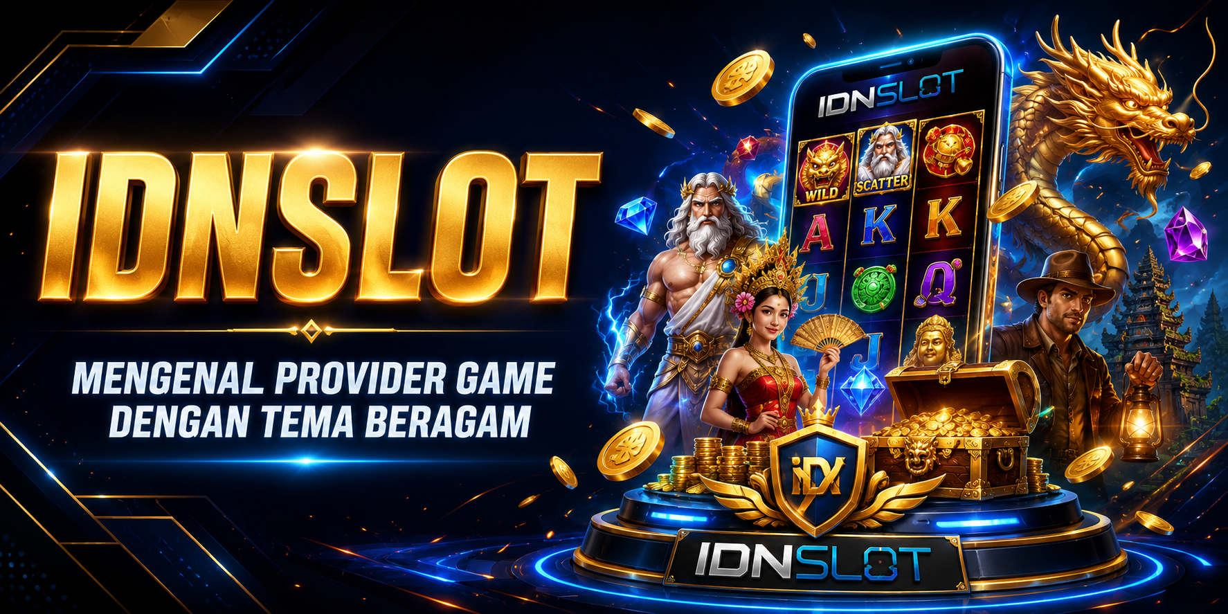 Mengenal IDNSLOT, Provider Game dengan Tema yang Beragam