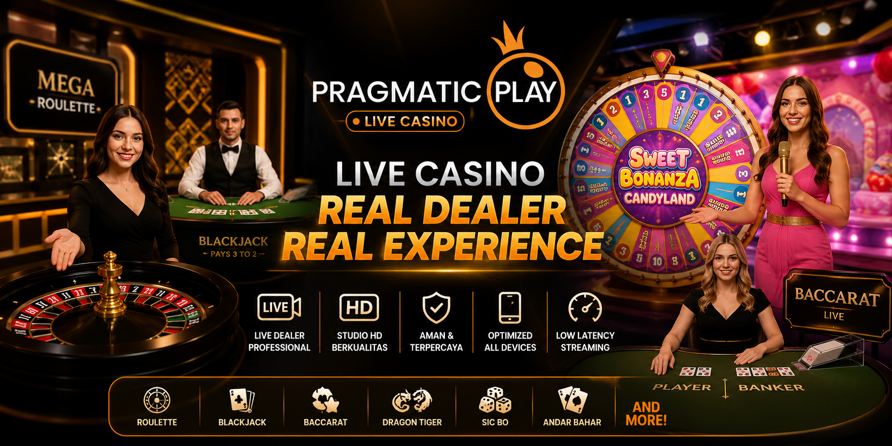Dunia Permen Naik ke Panggung: Mengapa Sweet Bonanza CandyLand Jadi Wajah Pragmatic Play Live Casino?